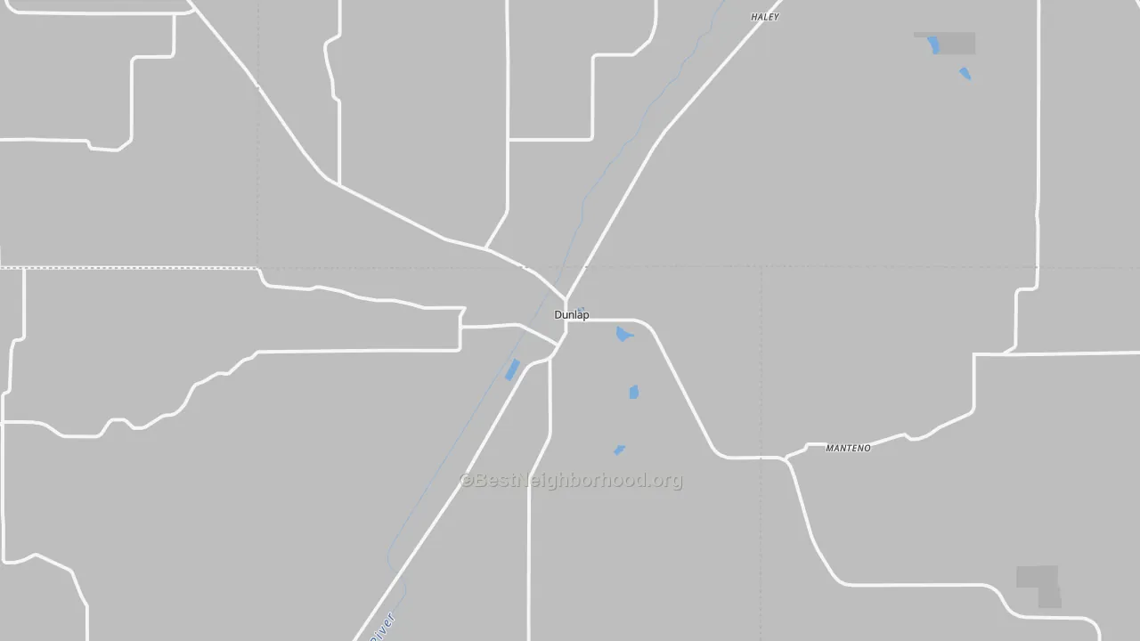 Transit Grade map of Dunlap, IA