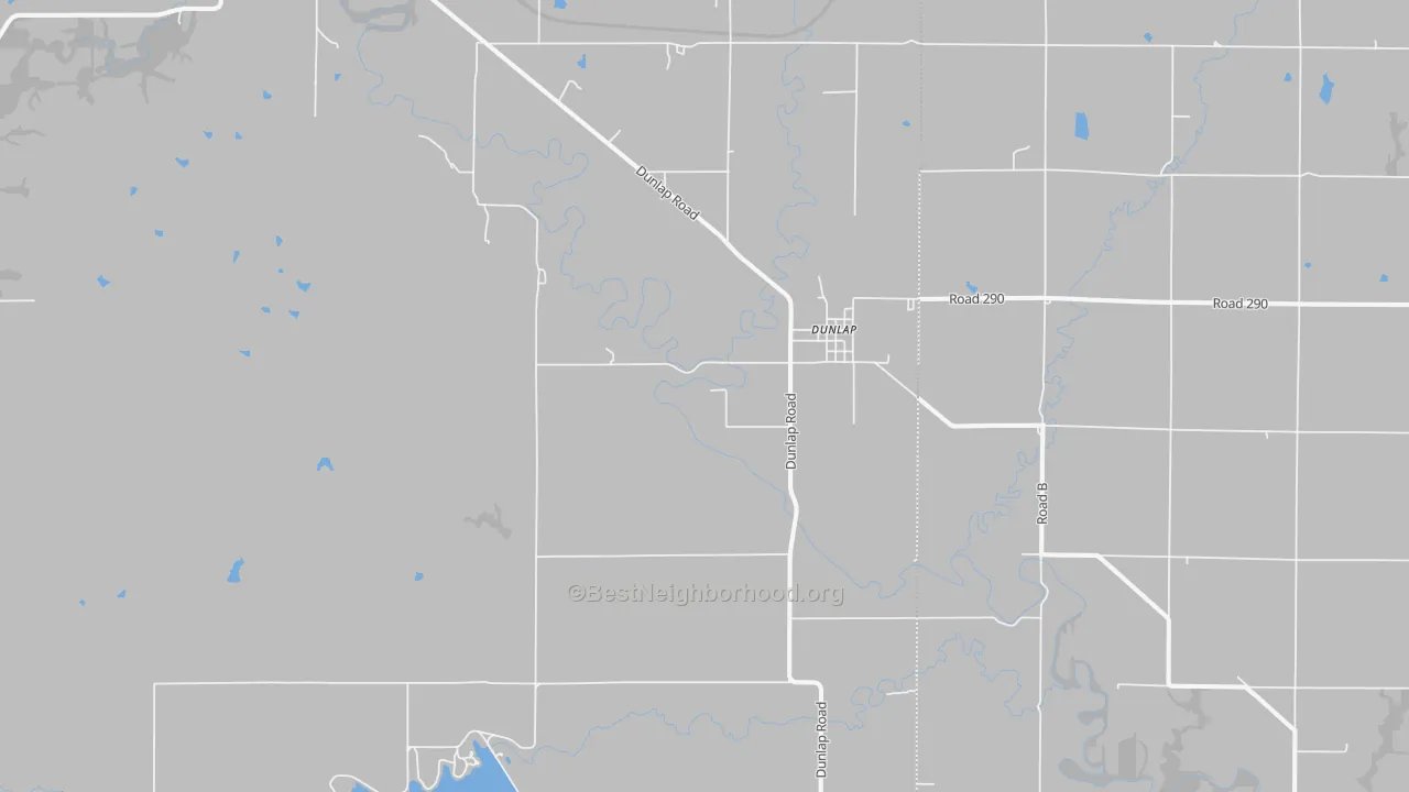 Transit Grade map of Dunlap, KS