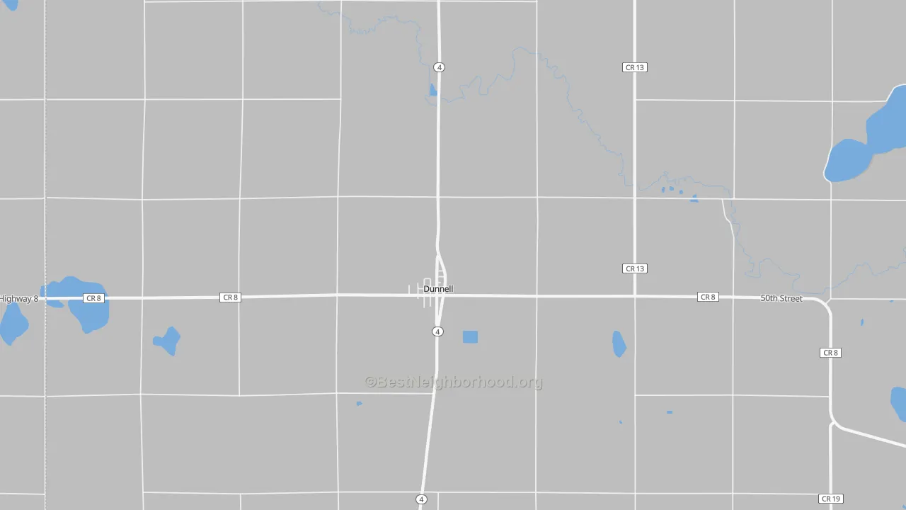 Transit Grade map of Dunnell, MN
