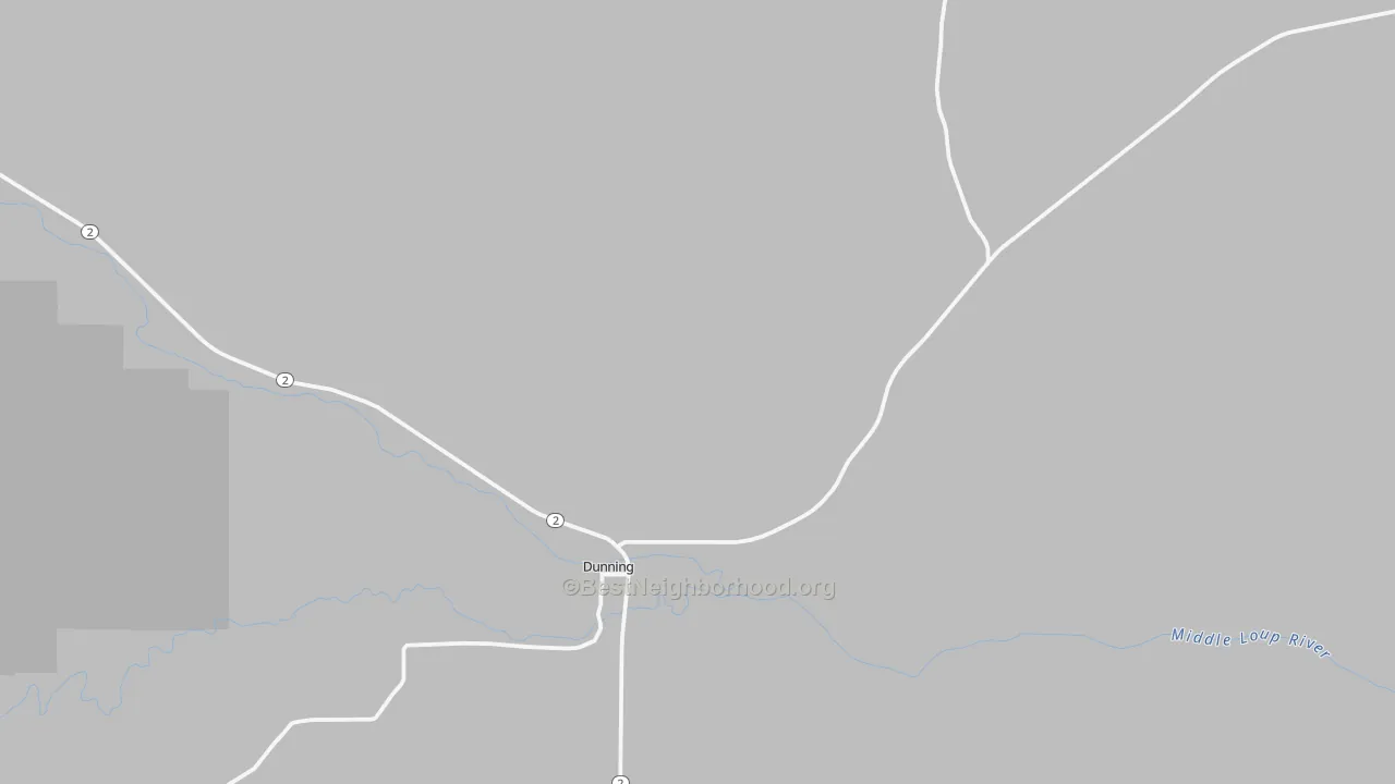 Transit Grade map of Dunning, NE