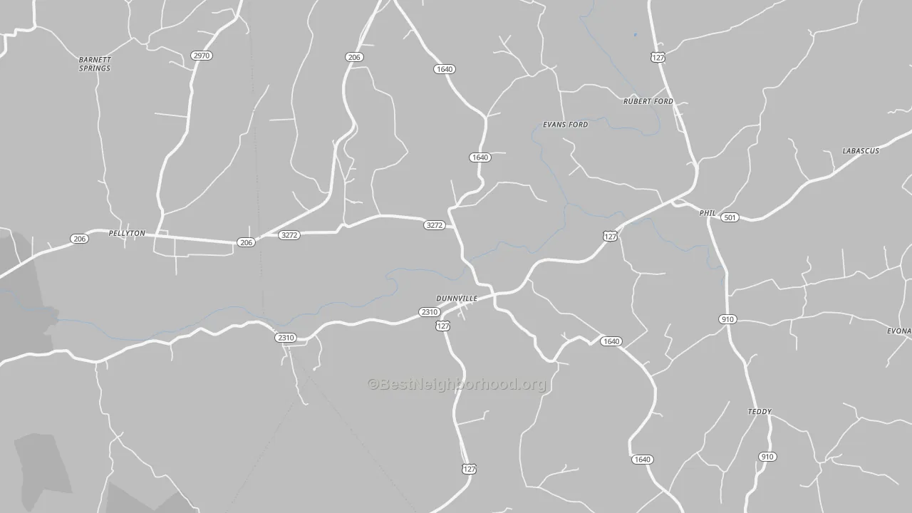 Transit Grade map of Dunnville, KY