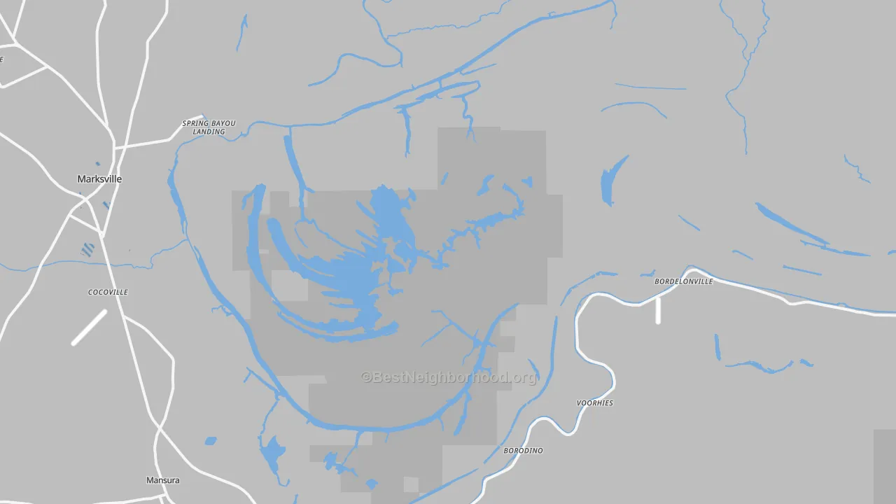 Transit Grade map of Dupont, LA