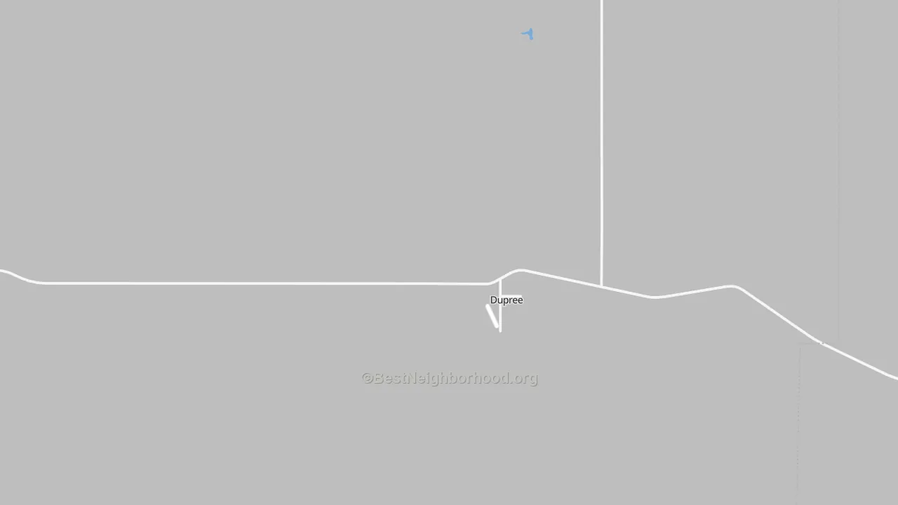 Transit Grade map of Dupree, SD