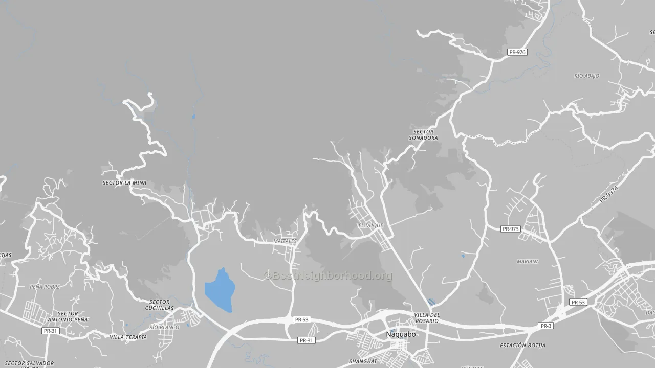 Transit Grade map of Duque, PR