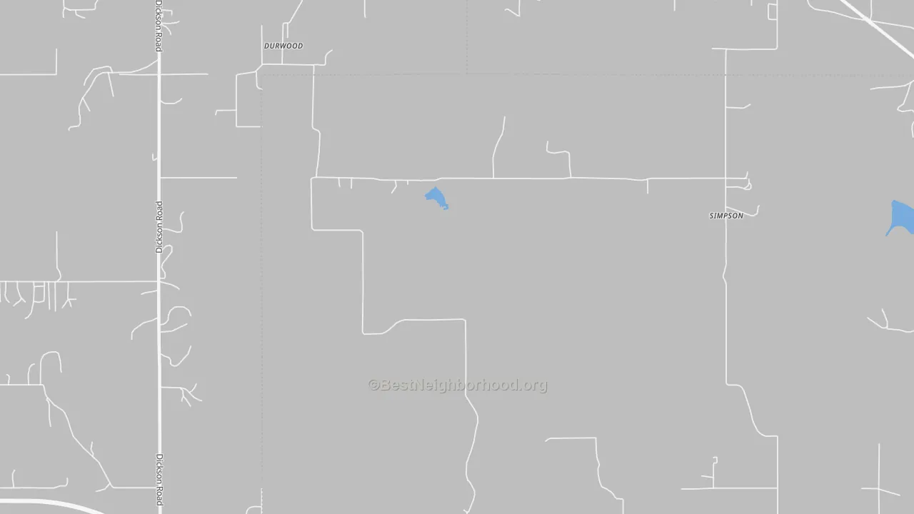 Transit Grade map of Durwood, OK