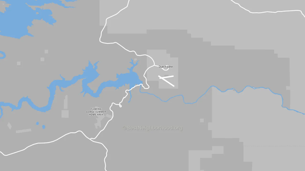 Transit Grade map of Dutch John, UT