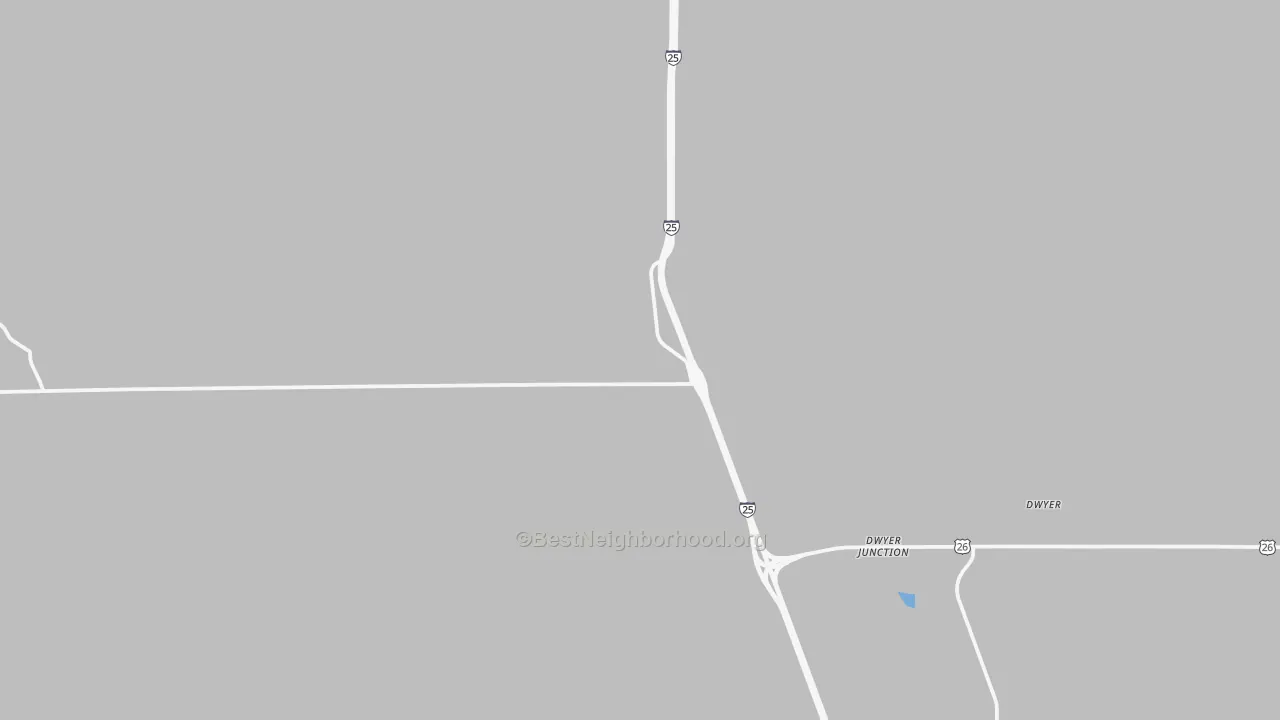 Transit Grade map of Dwyer, WY