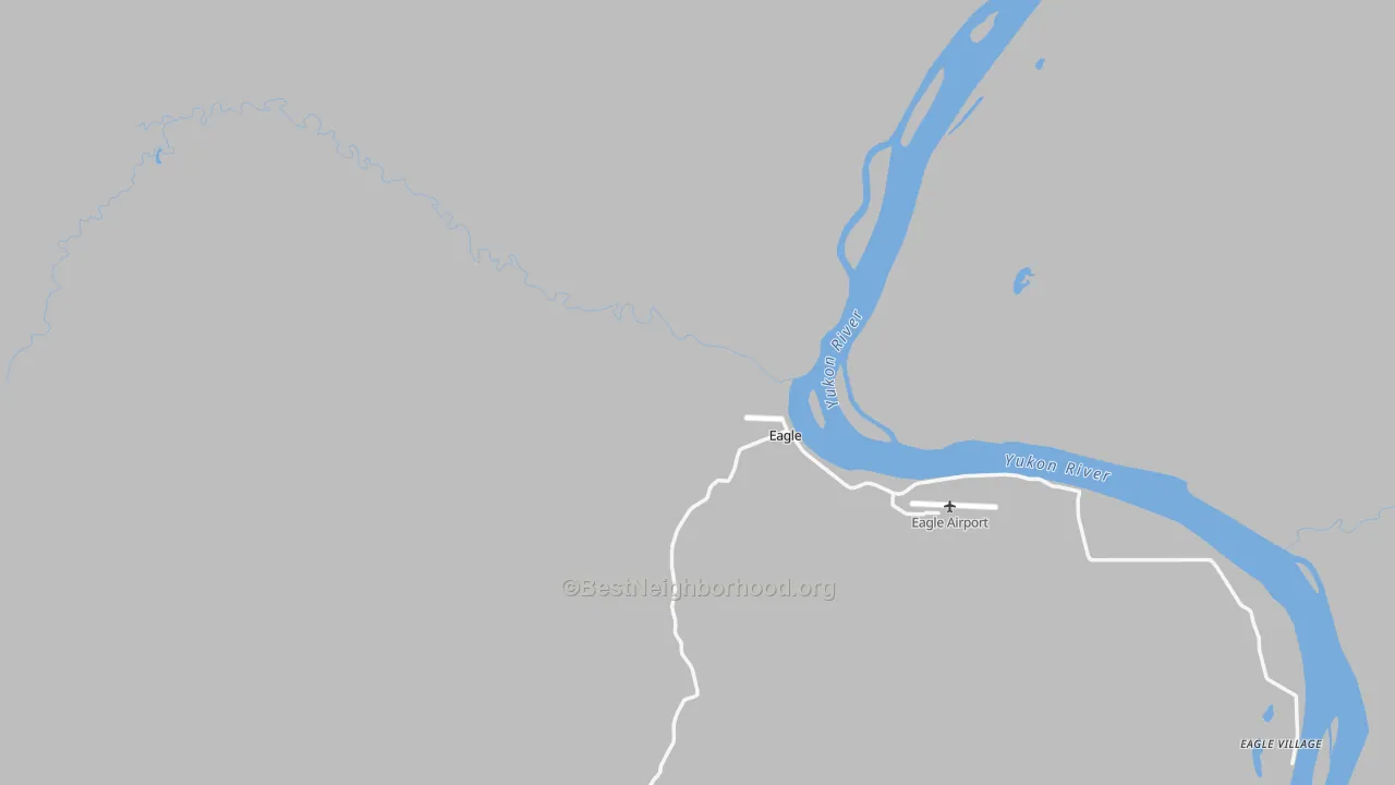 Transit Grade map of Eagle, AK