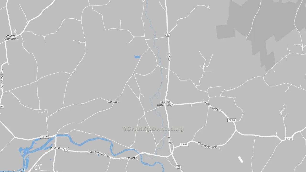 Transit Grade map of Eagle Bridge, NY