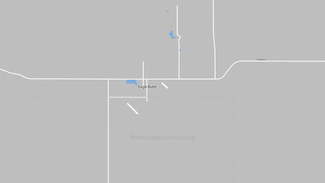 Transit Grade map of Eagle Butte, SD