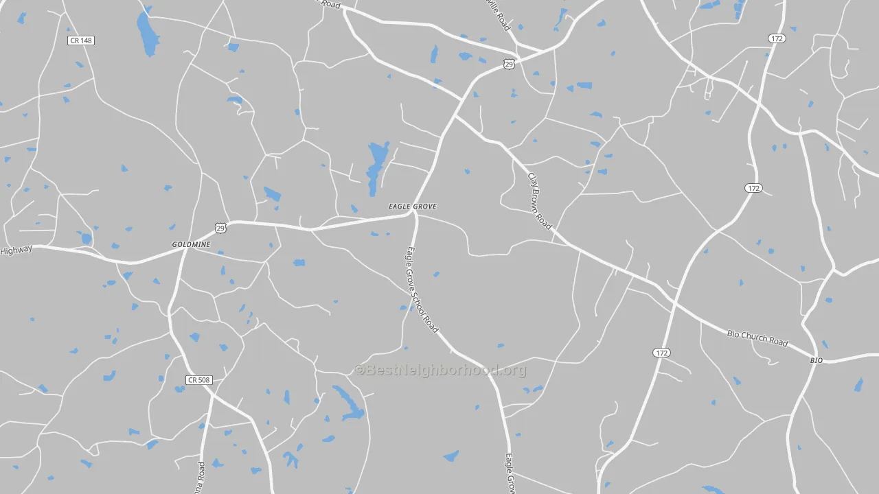 Transit Grade map of Eagle Grove, GA