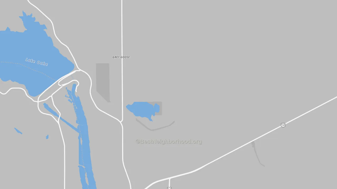Transit Grade map of Eakin, SD
