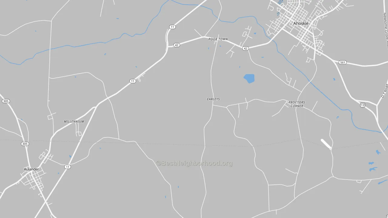 Transit Grade map of Earley, NC