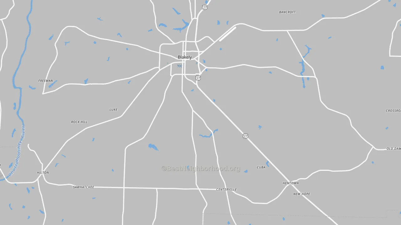 Transit Grade map of Early County, GA