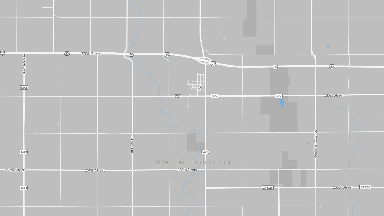 Transit Grade map of Early, IA