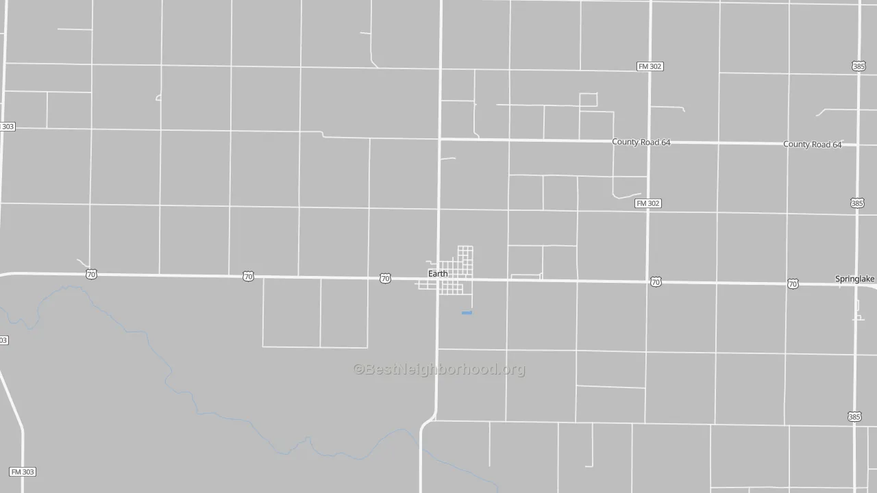 Transit Grade map of Earth, TX