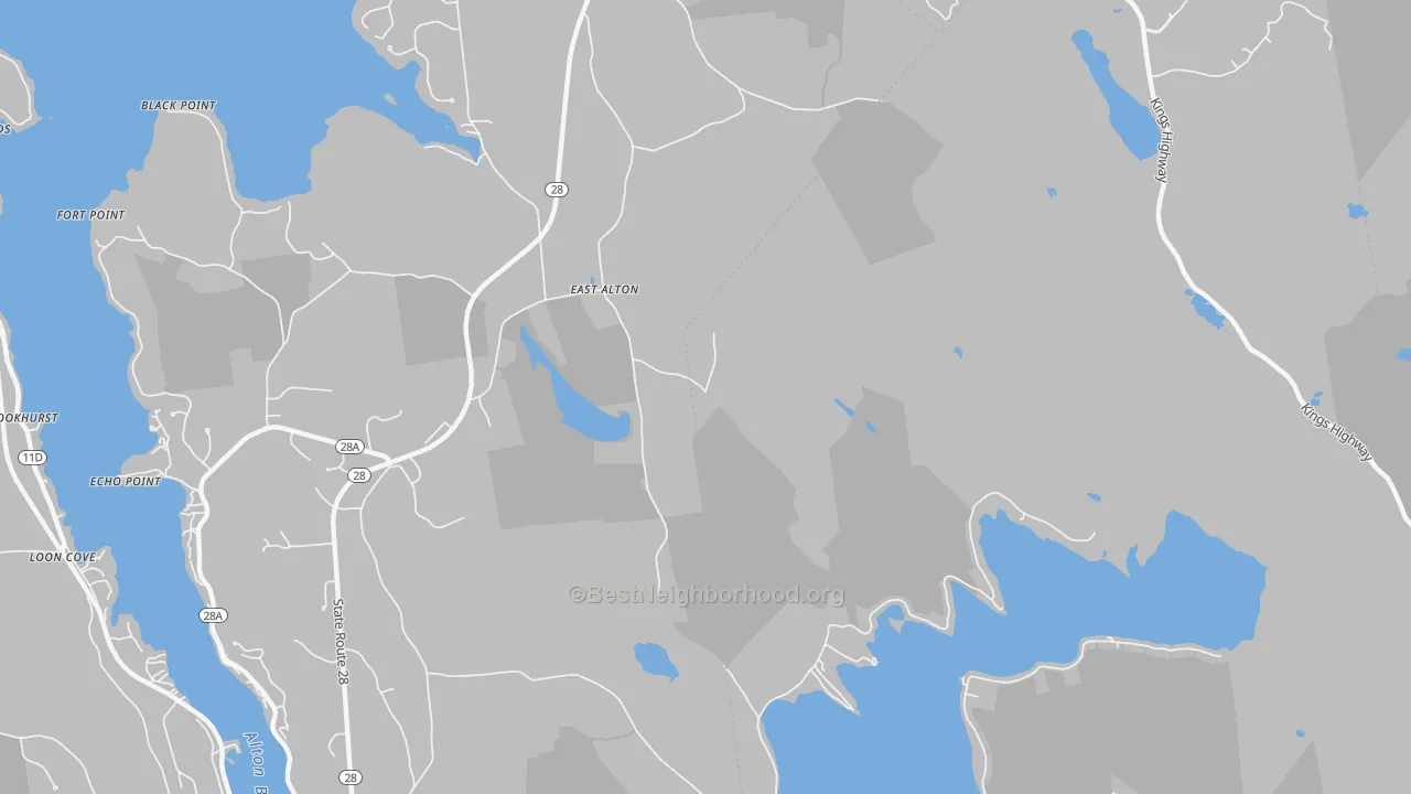 Transit Grade map of East Alton, NH