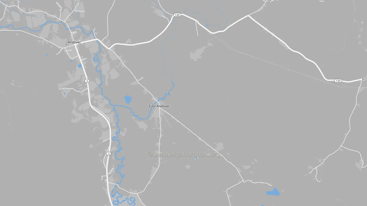 Transit Grade map of East Andover, ME
