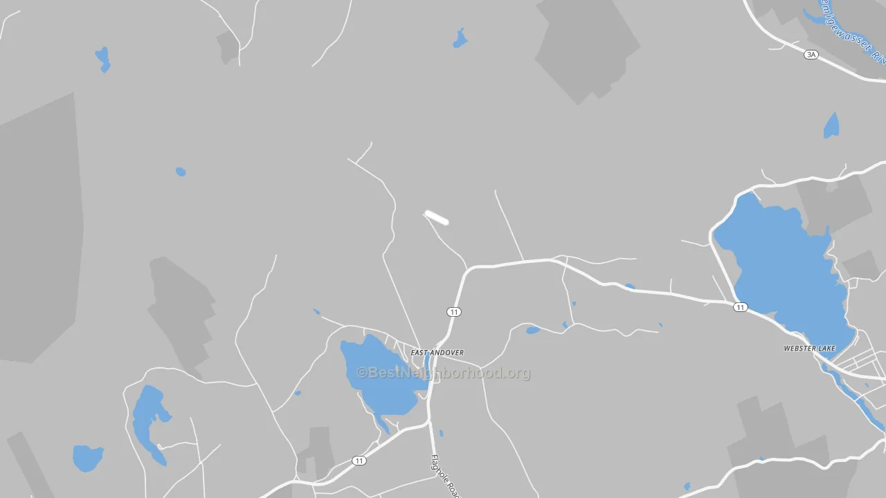 Transit Grade map of East Andover, NH
