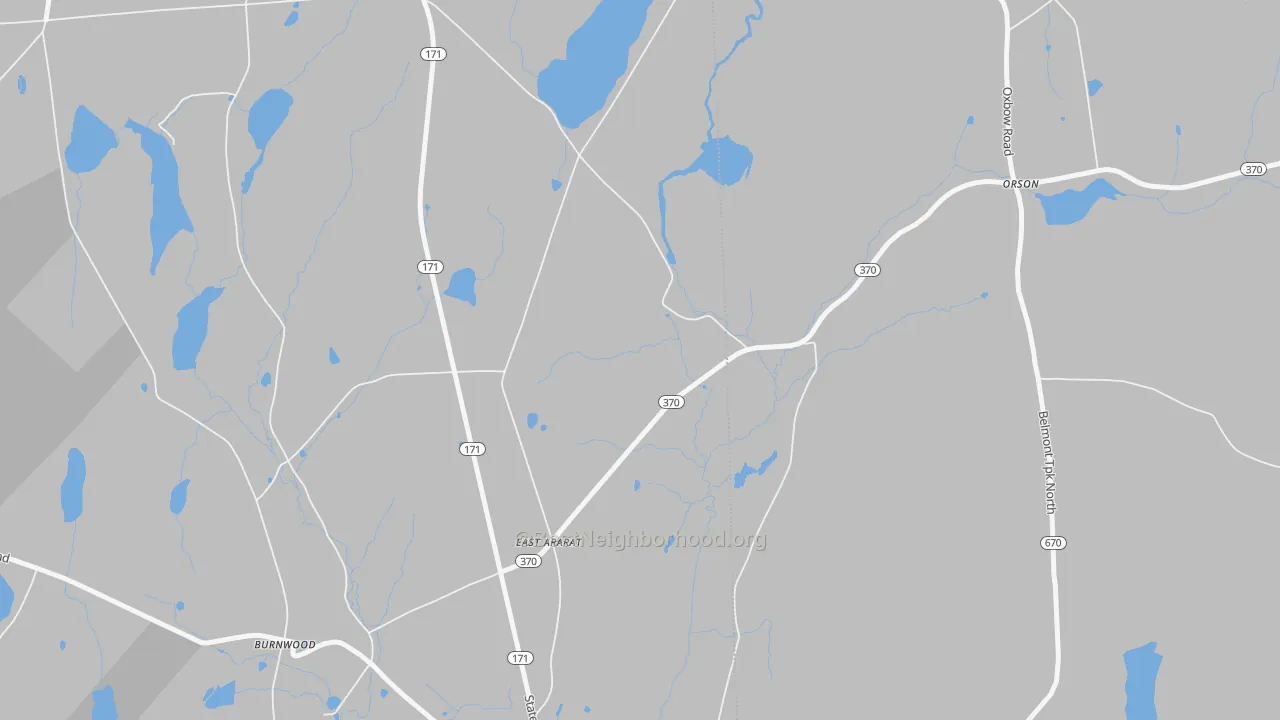 Transit Grade map of East Ararat, PA