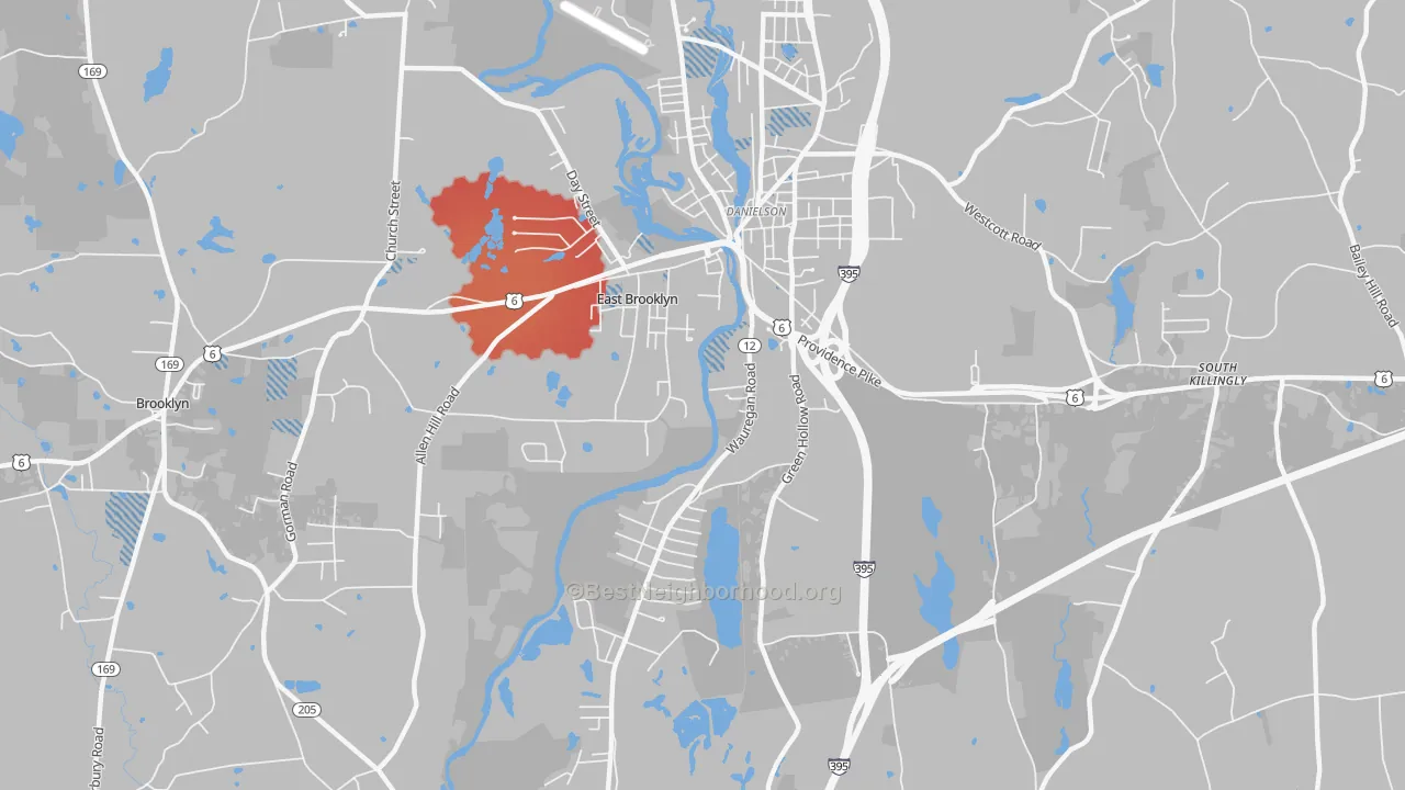 Transit Grade map of East Brooklyn, CT