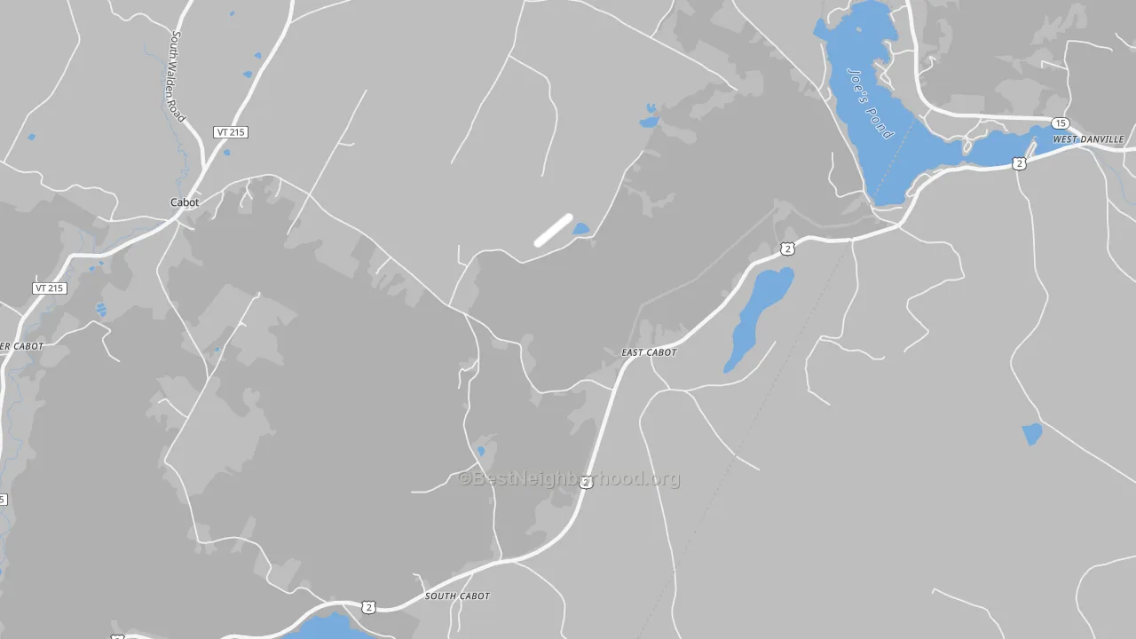 Transit Grade map of East Cabot, VT