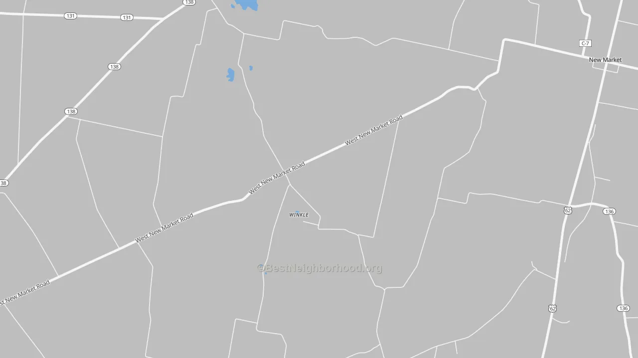 Transit Grade map of East Danville, OH