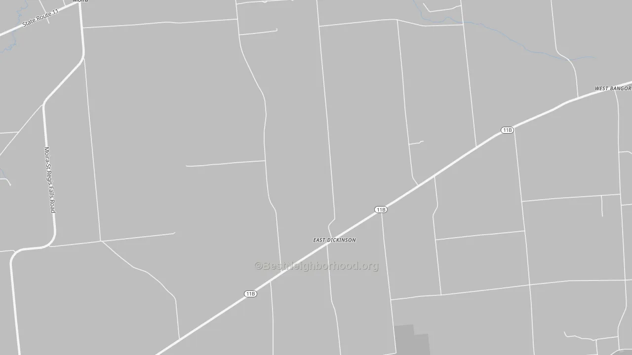 Transit Grade map of East Dickinson, NY