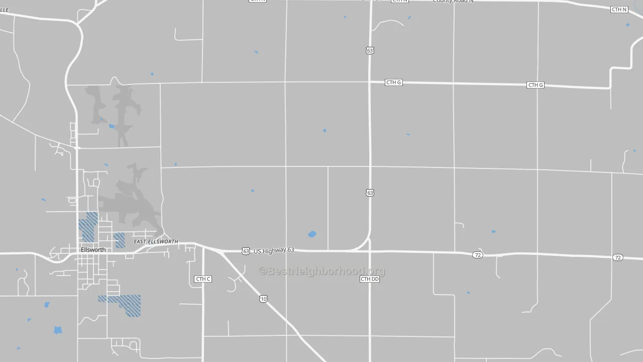 Transit Grade map of East Ellsworth, WI