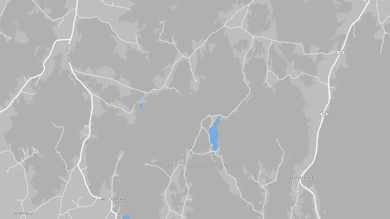 Transit Grade map of East Fairfield, VT