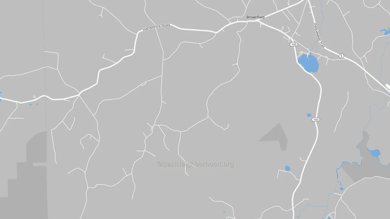 Transit Grade map of East Fryeburg, ME