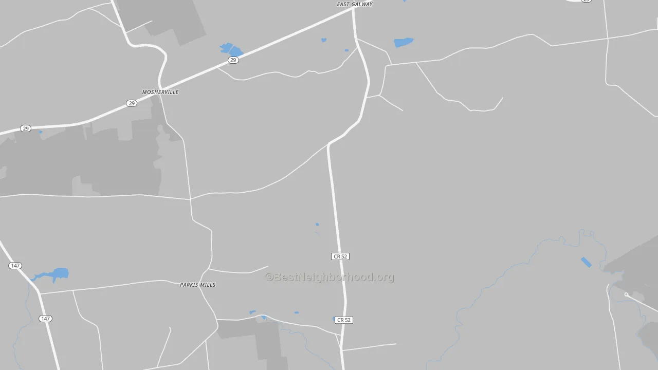 Transit Grade map of East Galway, NY
