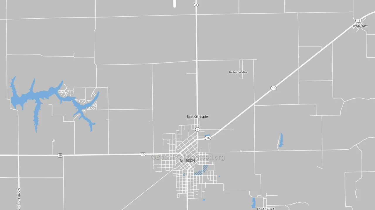 Transit Grade map of East Gillespie, IL