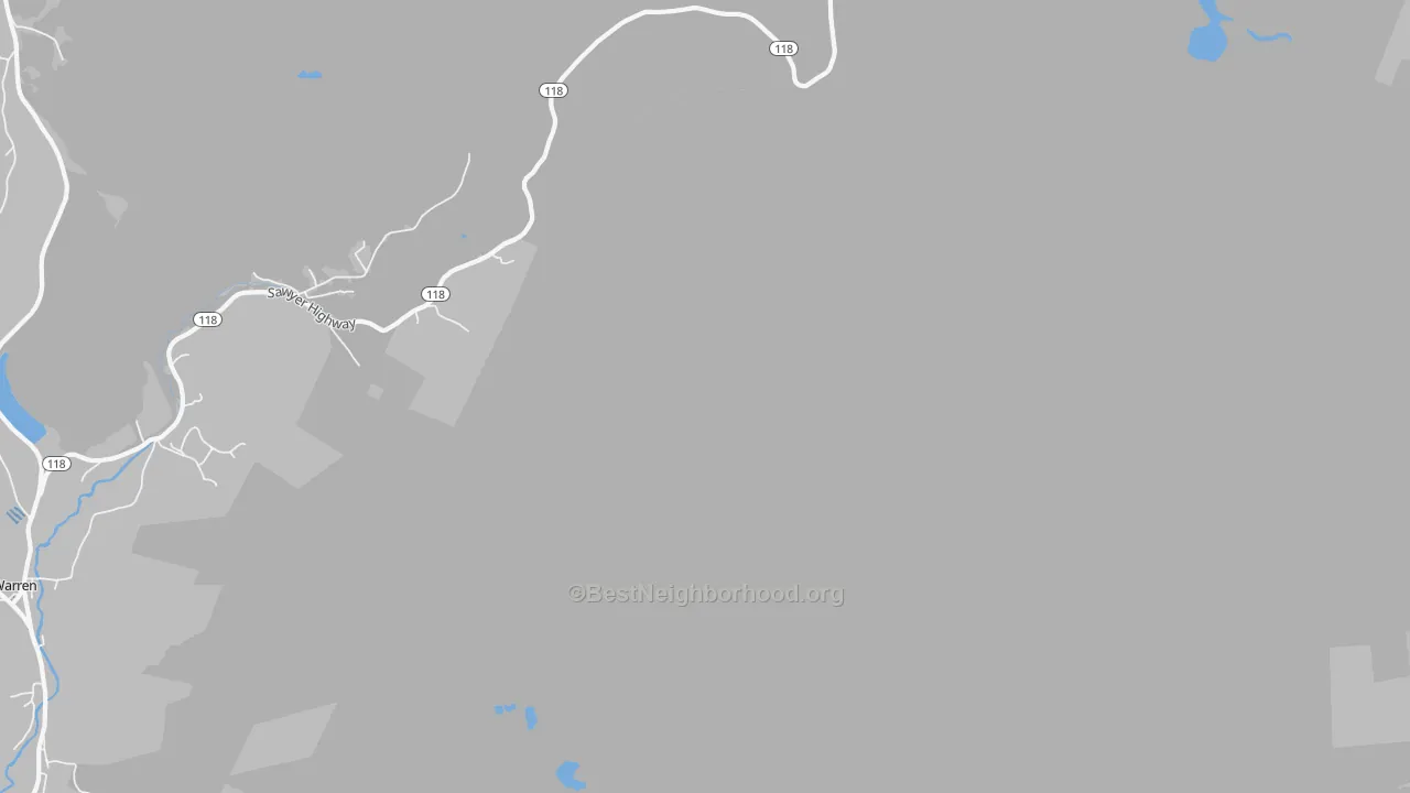 Transit Grade map of East Hebron, NH