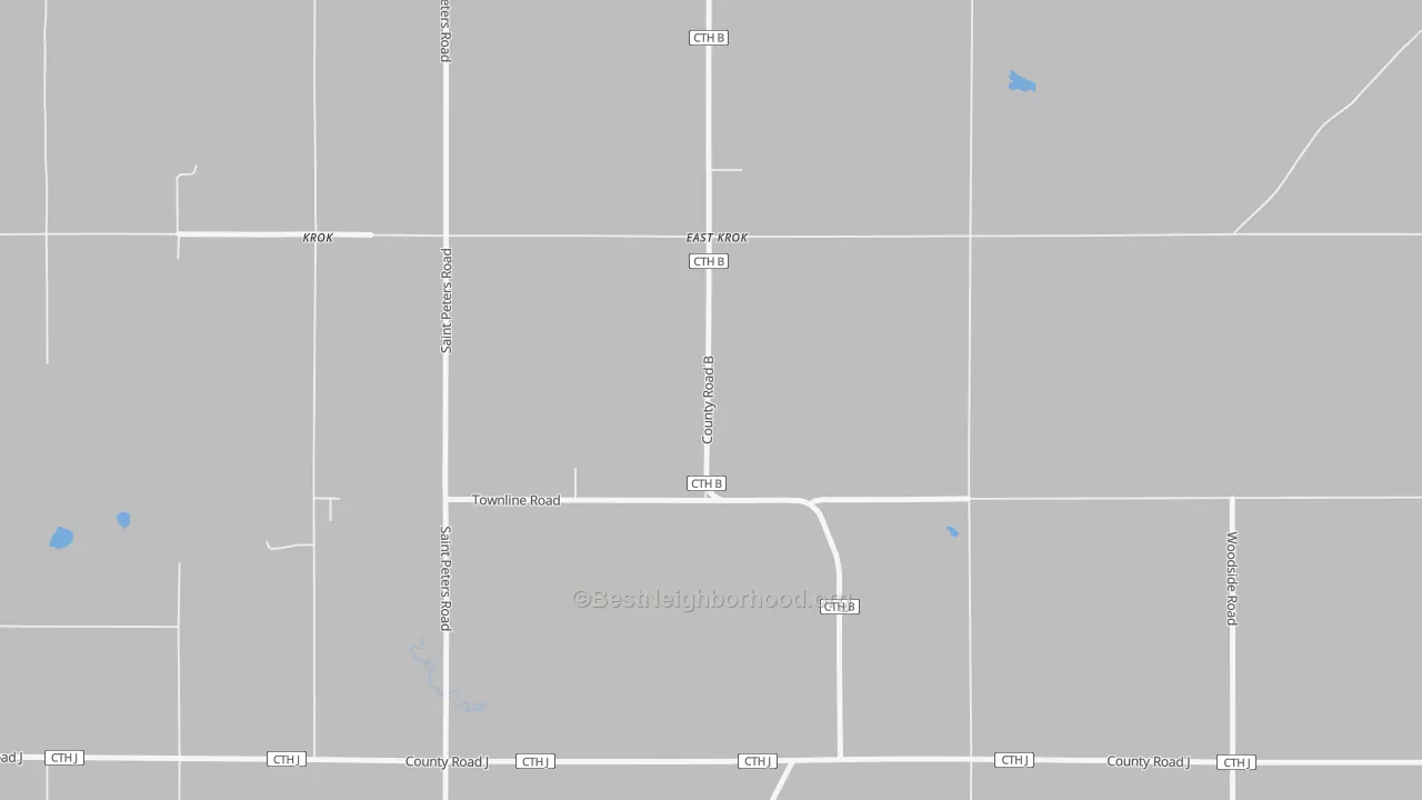 Transit Grade map of East Krok, WI