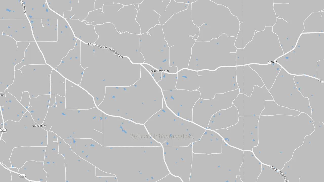 Transit Grade map of East Lincoln, MS