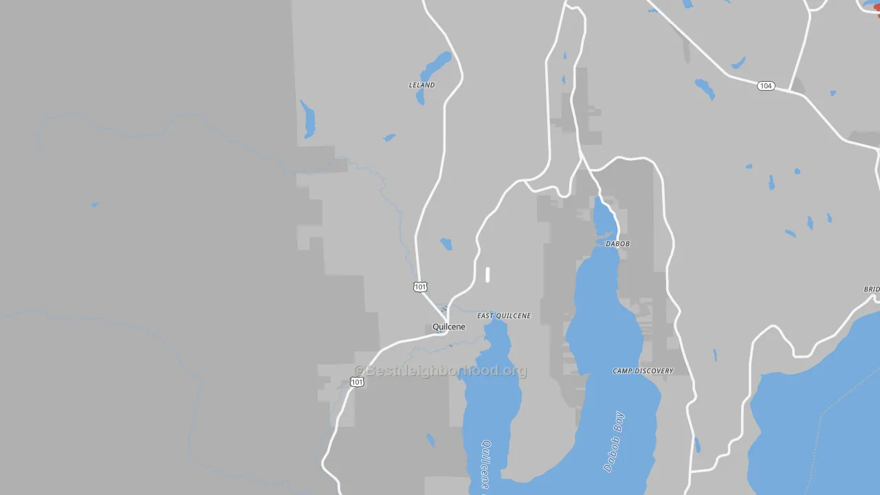 Transit Grade map of East Quilcene, WA