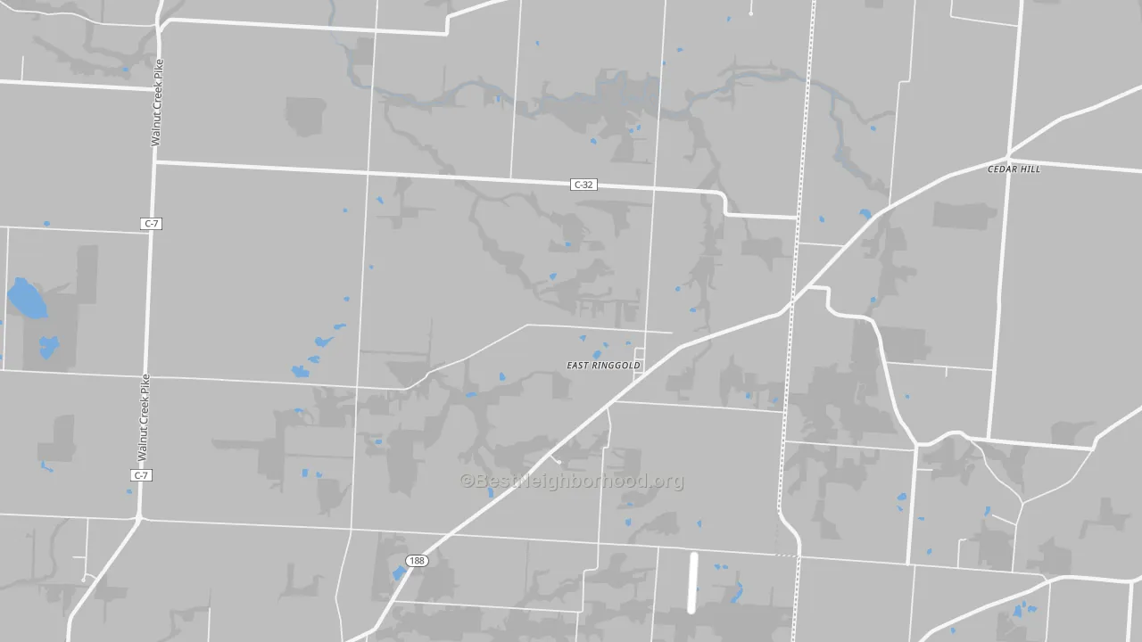 Transit Grade map of East Ringgold, OH