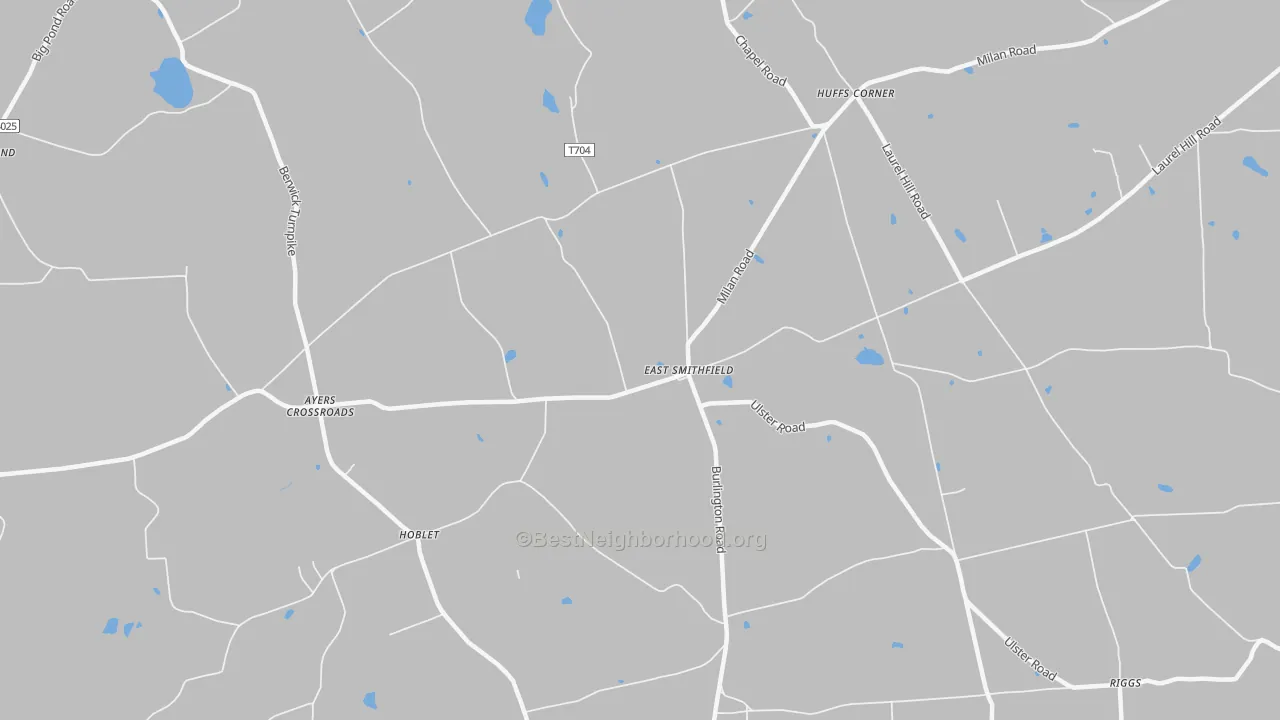 Transit Grade map of East Smithfield, PA