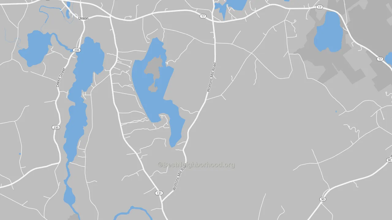 Transit Grade map of East Union, ME