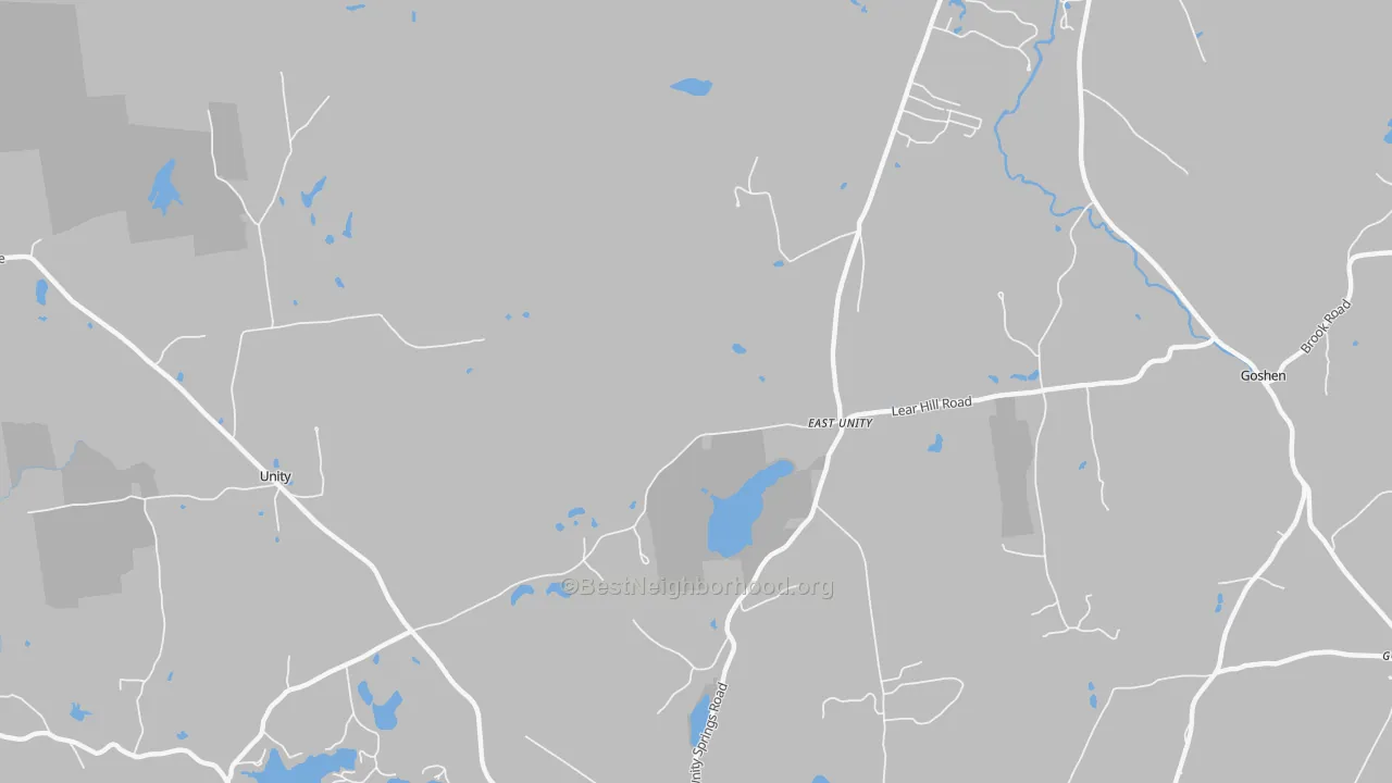 Transit Grade map of East Unity, NH