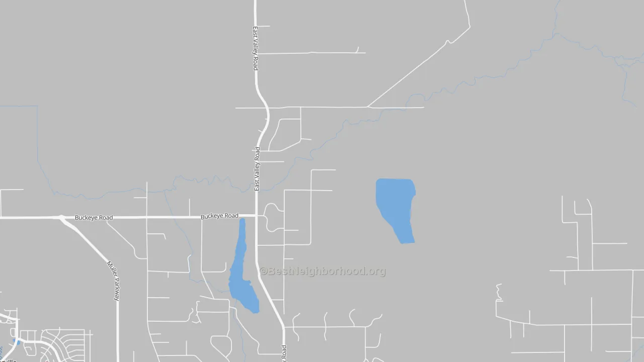 Transit Grade map of East Valley, NV