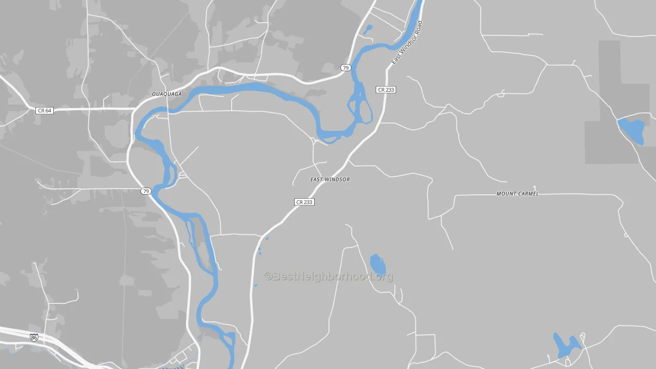 Transit Grade map of East Windsor, NY