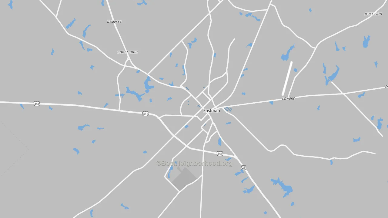 Transit Grade map of Eastman, GA