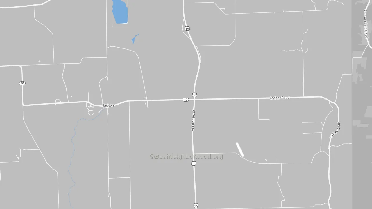 Transit Grade map of Easton, ME