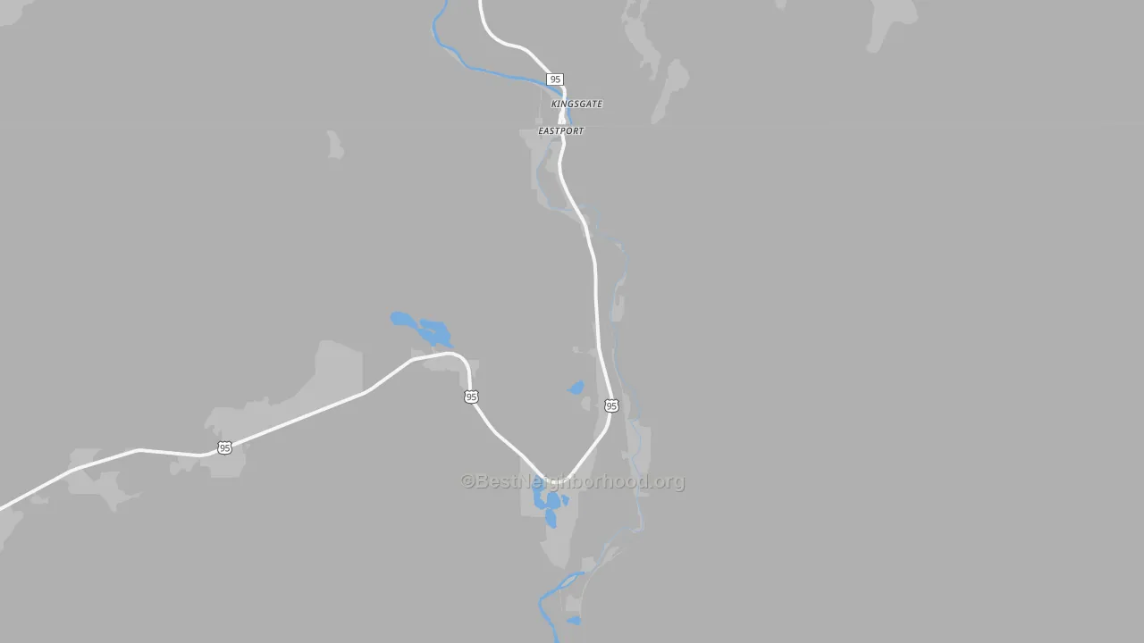 Transit Grade map of Eastport, ID