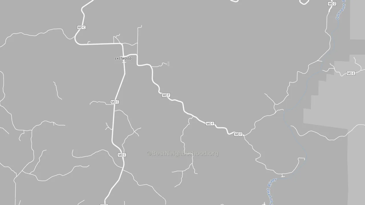 Transit Grade map of Eastwood, MO