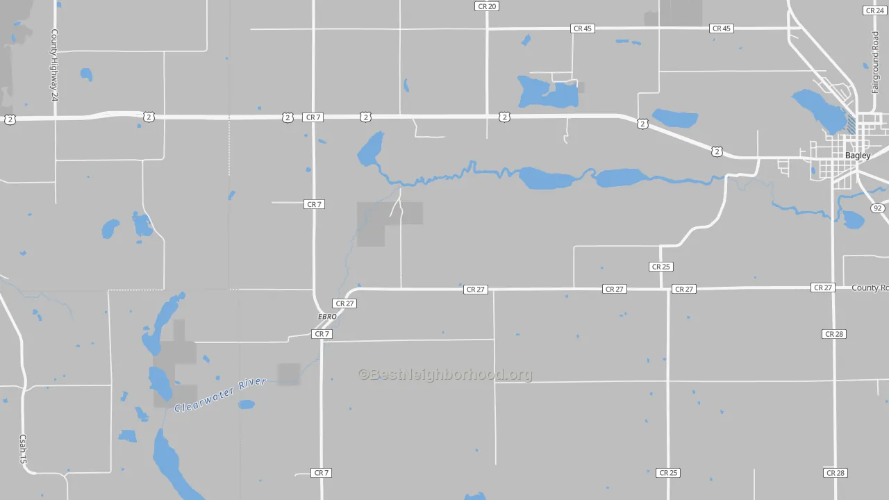 Transit Grade map of Ebro, MN