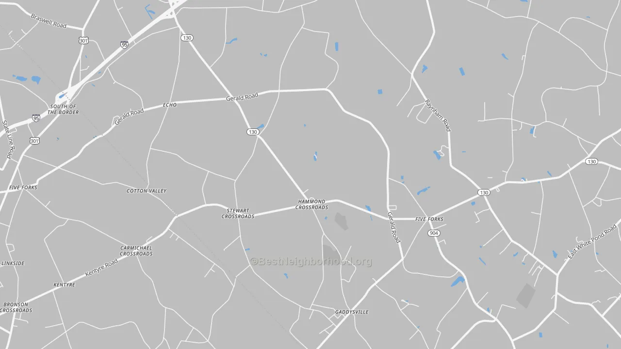 Transit Grade map of Echo, NC