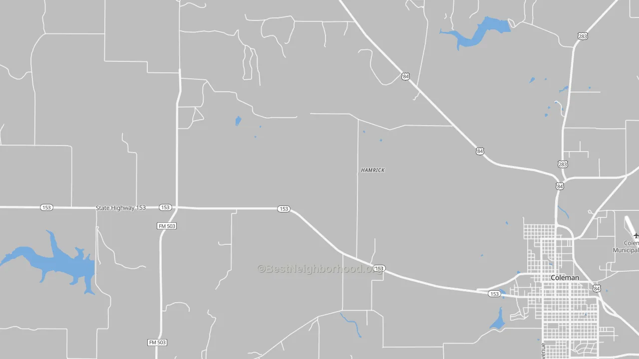 Transit Grade map of Echo, TX